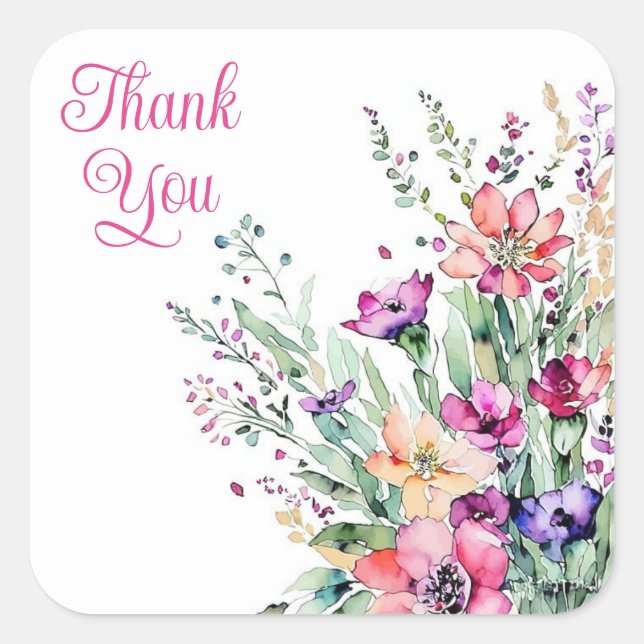 Thank you stickers (Front)