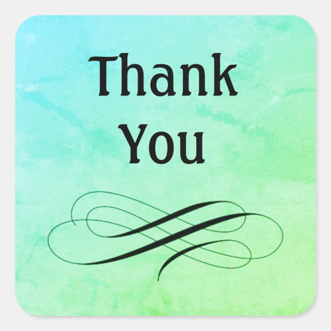 Thank you stickers (Front)