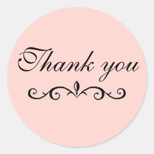 Thank you stickers (Front)