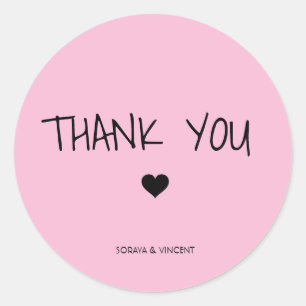 Thank you stickers