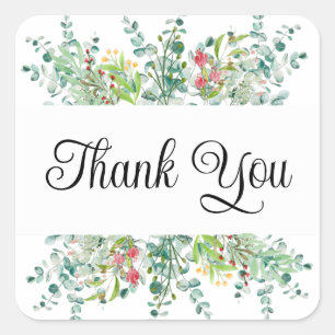 Thank you stickers or envelope seals