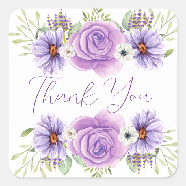 Thank you stickers or envelope seals (Front)