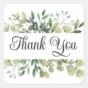 Thank you stickers or envelope seals