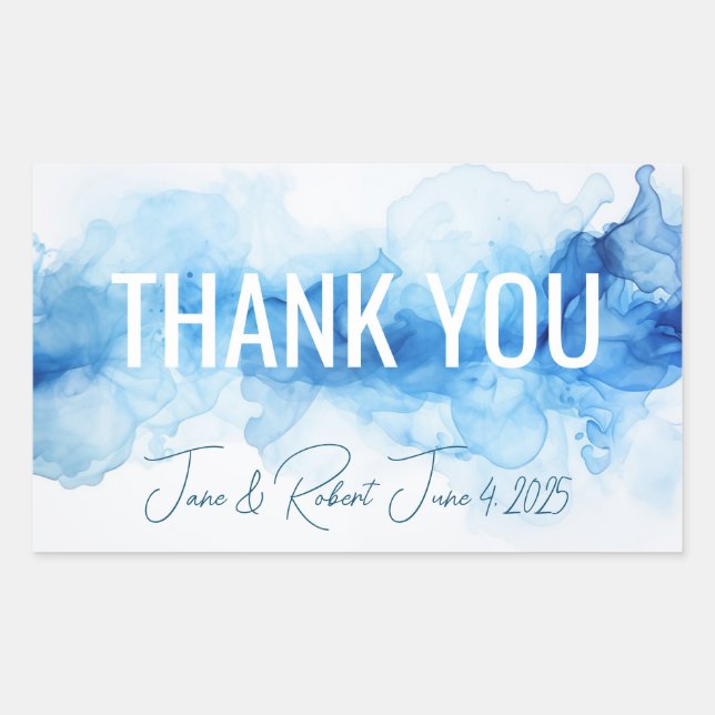 Thank you stickers or envelope seals or  favours (Front)