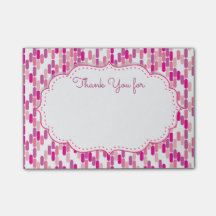 Thank You Sticky Notes