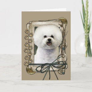 Thank You - Stone Paws - Bichon Frise Card