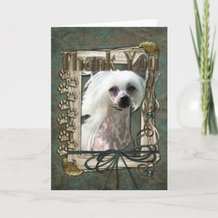 Thank You - Stone Paws - Chinese Crested - Kahlo