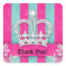 Thank You Stripes Grad Jewellery Pink Crown Blue