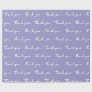 THANK YOU STYLISH SIMPLE MODERN PERSONALIZED WRAPPING PAPER