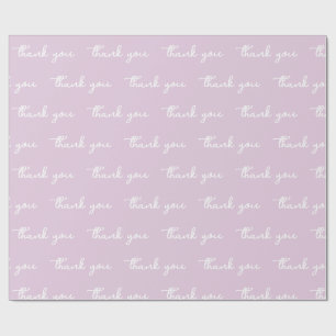  THANK YOU STYLISH SIMPLE MODERN PERSONALIZED  WRAPPING PAPER