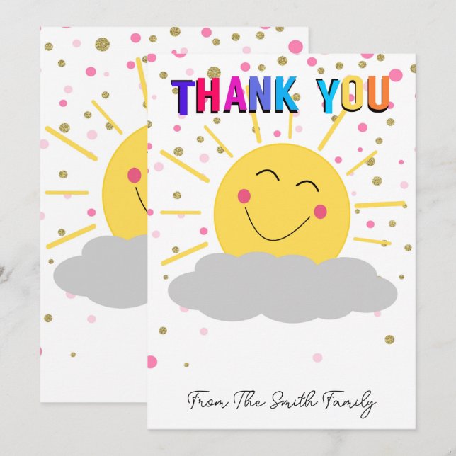 thank you summer gift money CARD HOLDER teacher (Front/Back)
