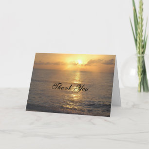 Thank You sunset Card