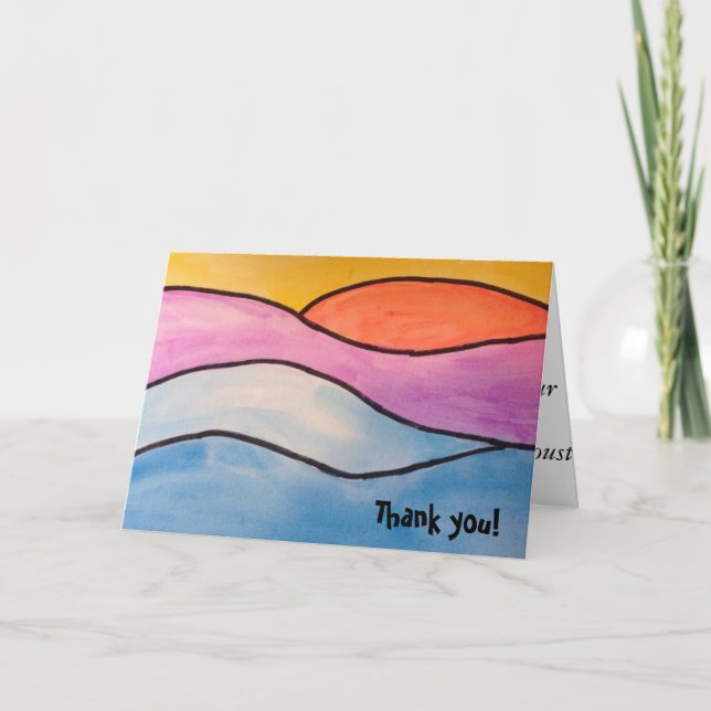 Thank you - Sunset Marcel Proust (Front)