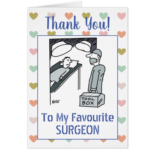 Thank You Surgeon | Zazzle.co.uk