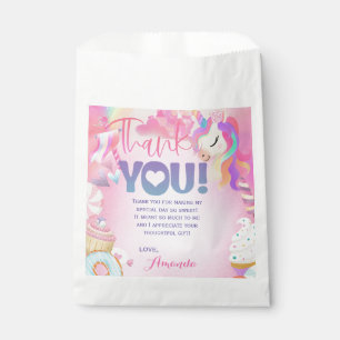 Thank you Sweet Birthday Favour Bags