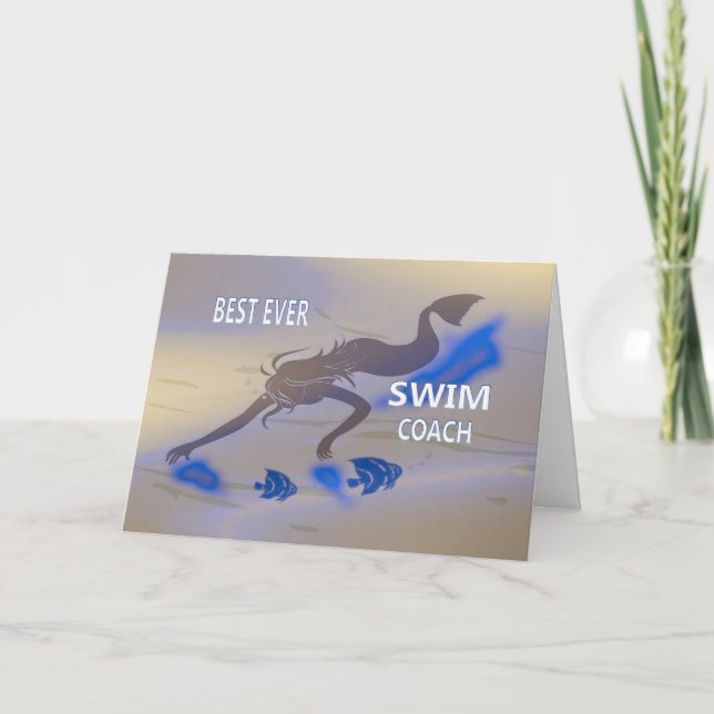 Thank You Swim Coach (Front)