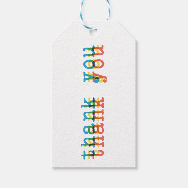 Thank You tag card (Front)