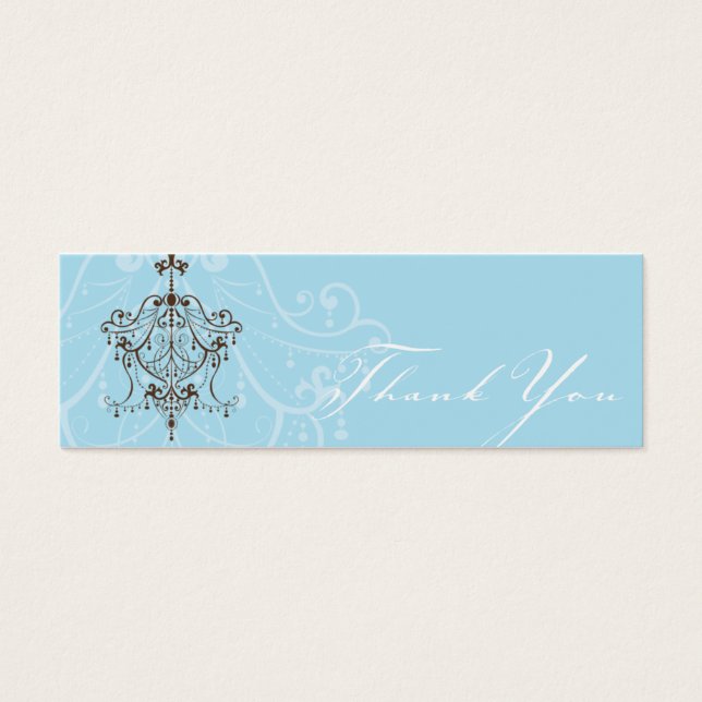 THANK YOU TAG :: chandelier (Front)