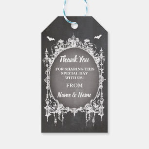 Thank you Tag Gothic Frame Favour Tags Wedding