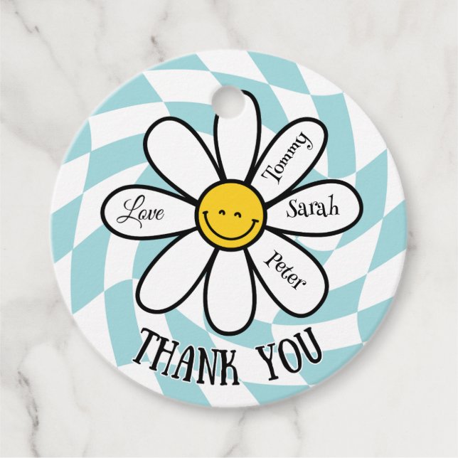 Thank You Tags/Stickers Favour Tags (Front)