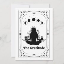 Thank You Tarot Card Yoga Coffee Lover Gratitude