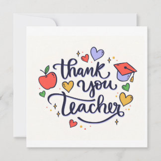 thank you teacher