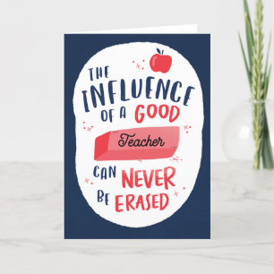 Thank You Teacher Card