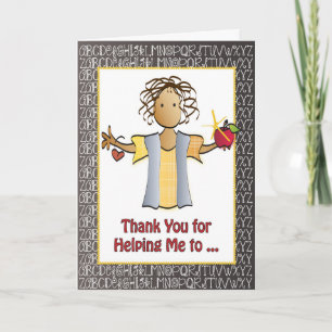 Thank You Teacher Card - Happy Teachers Day Card