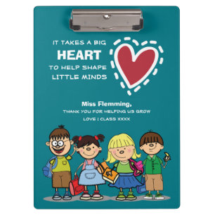 Thank You, Teacher. Custom Gift Clipboards