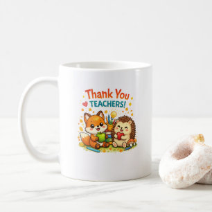 Thank You Teacher Design Cute Appreciation Gift Coffee Mug
