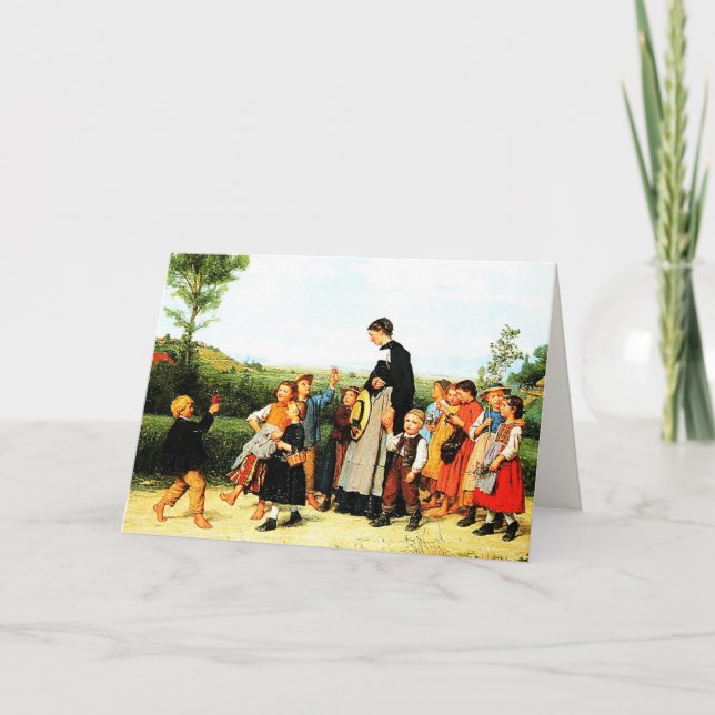 Thank You, Teacher.  Fine Art Card (Front)