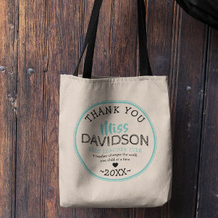Thank You Teacher Gift Tote Bag