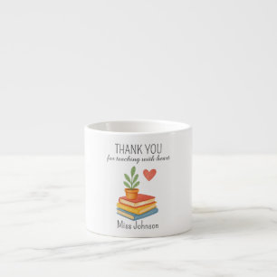 Thank You Teacher – Heartfelt Appreciation Gift Espresso Cup