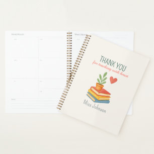 Thank You Teacher – Heartfelt Appreciation Gift Planner