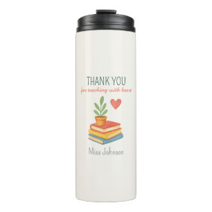 Thank You Teacher – Heartfelt Appreciation Gift Thermal Tumbler