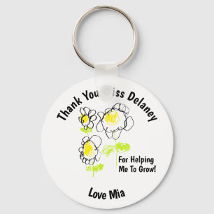 Thank You Teacher Key Ring