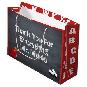 Thank You Teacher Large Gift Bag