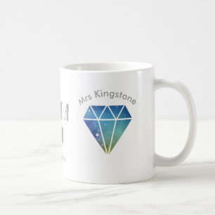Thank you teacher mug, you're a Gem birthstone Coffee Mug
