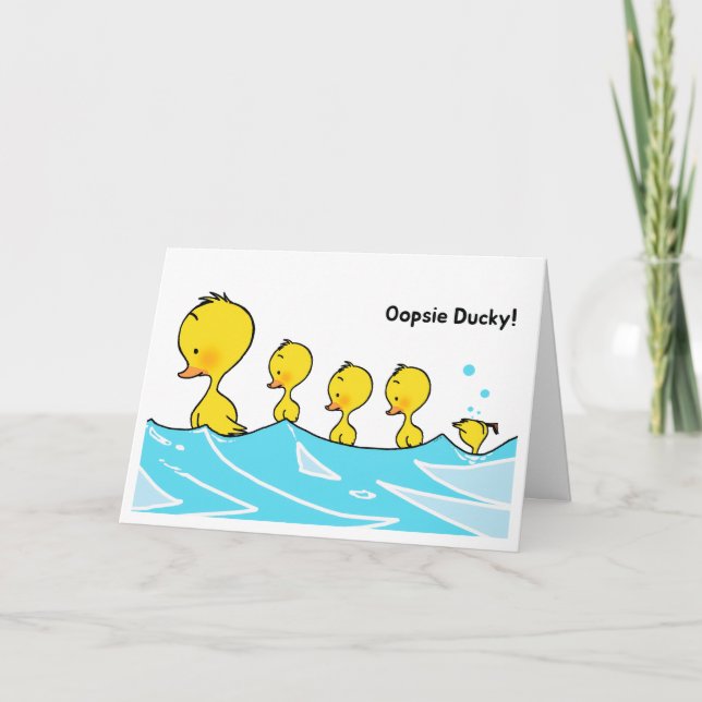 Thank You Teacher – Oopsie Ducky Card (Front)