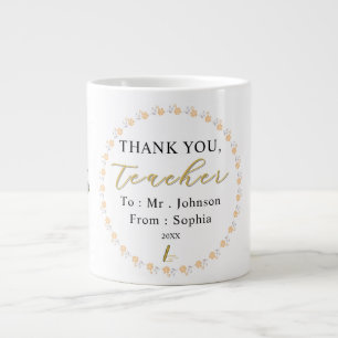 Thank You Teacher – Personalised Name Mug Gift