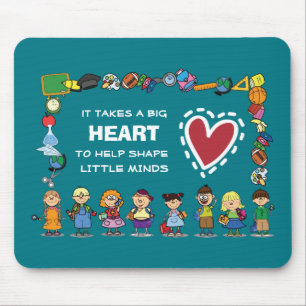 Thank You, Teacher. School Kids Gift  Mouse Mat