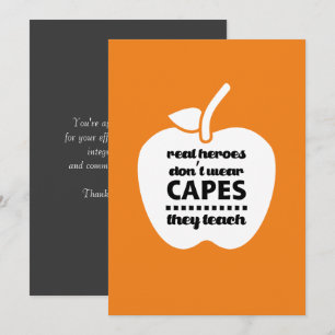 Thank You, Teacher. Teaching Quote   Apple  You Card