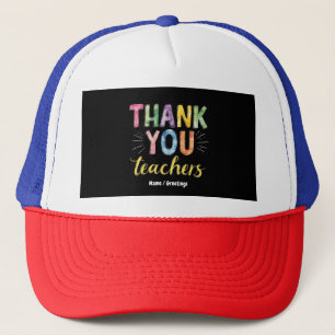 Thank You Teachers & Students Graduation Gift Trucker Hat
