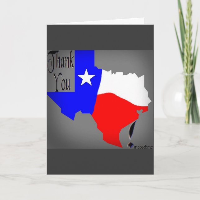 Thank You Texas card (Front)