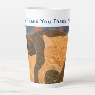 Thank You Thank You Thank You Mum Latte Mug