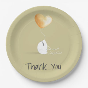 Thank You - the Coronavirus Edition Paper Plate