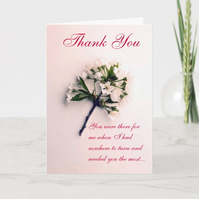 Thank You - There for me (Front)