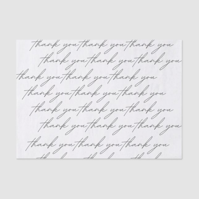 thank you Tissue Paper (Front)