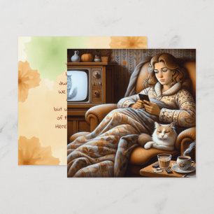 Thank you to an Online Friend   Chronically Ill Card