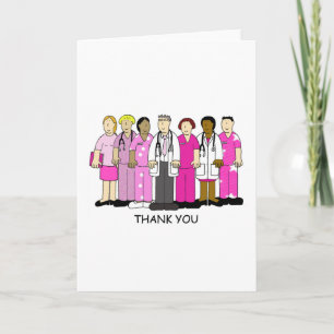 Thank you to Breast Cancer Medical Team Card